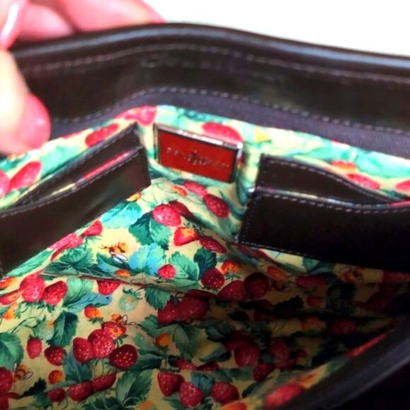 Cole Haan Spring 🌼Daisy Straw/Leather Mini Tote Bag - Picture 11 of 17